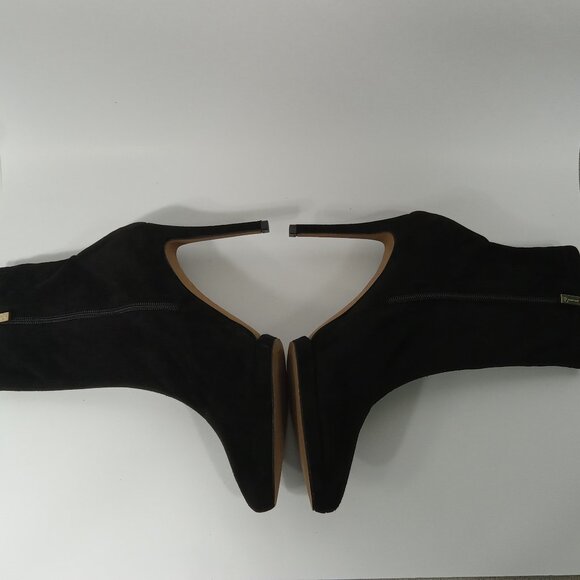 JESSICA SIMPSON Valyn Pointed Toe Ankle Boot In Black Faux Suede Womens Size 9 - Picture 10 of 15